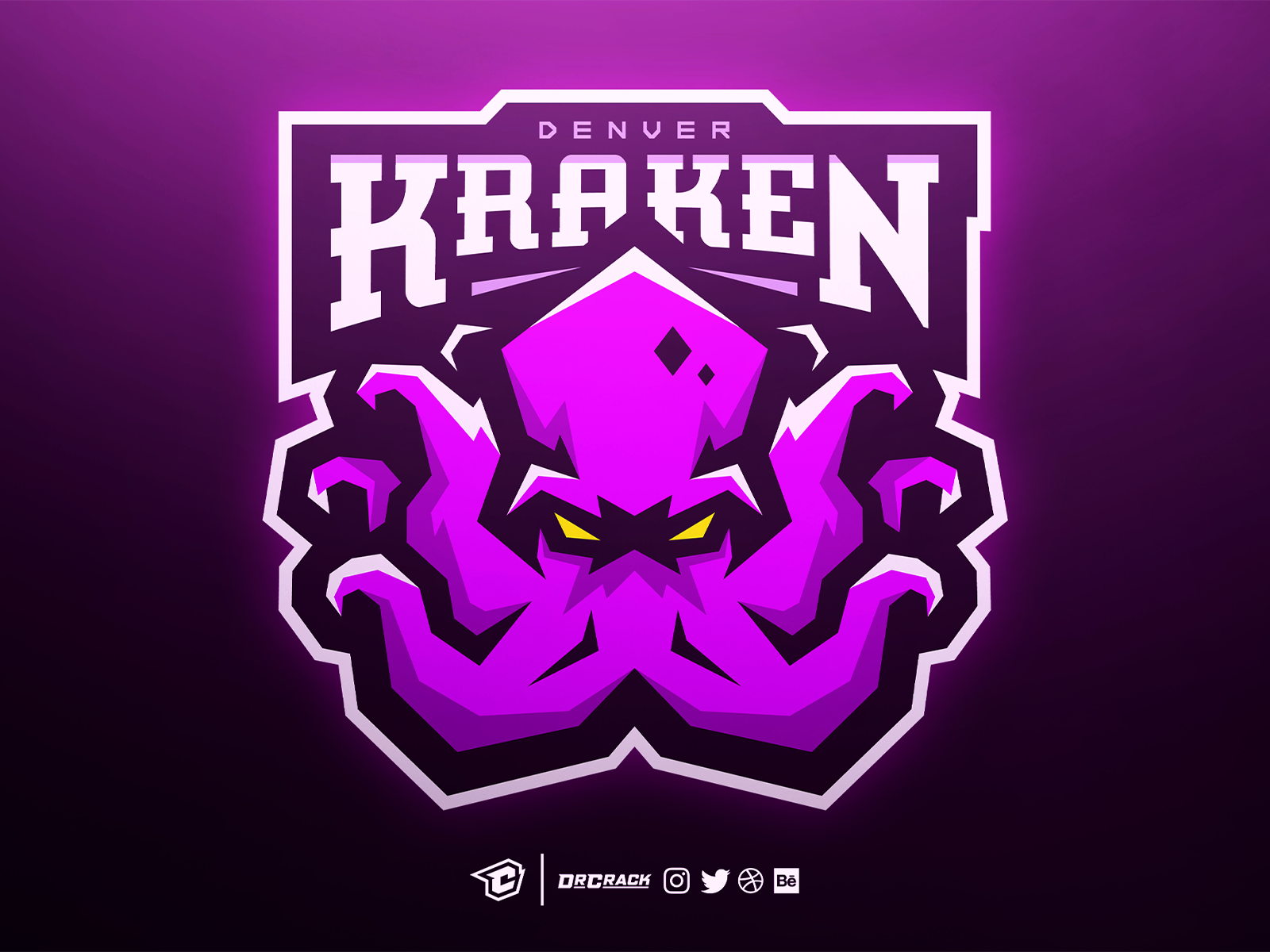 Kraken Logo by Alec Des Rivières on Dribbble