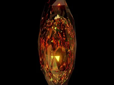 Cognac Crystal 3d animation diamond motion graphics realistic