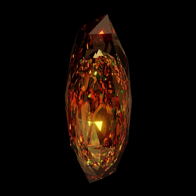 Cognac Crystal 3d animation diamond motion graphics realistic