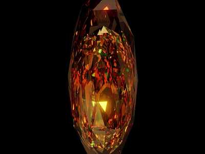 Cognac Crystal 3d animation diamond motion graphics realistic