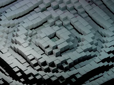 Never-ending Cube Wave 3d animation motion graphics