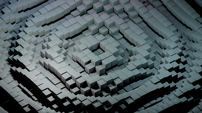 Never-ending Cube Wave 3d animation motion graphics
