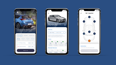 Barloworld Car Rental adobe xd app car rental clean daily ui design digital ui
