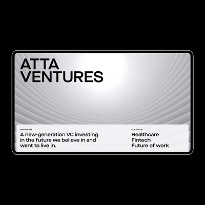 Atta Ventures: Website branding digital graphic design logo mobile startup vc vc fund venture venture capital web webdesign website