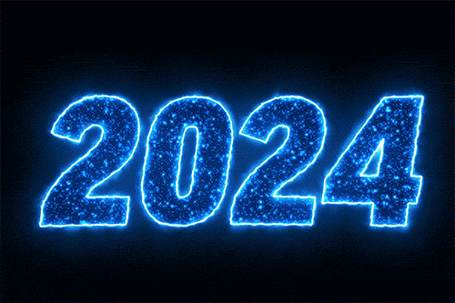2024 2024 animated gif animation celebration gif glow glowing happy happy new year holiday neon new year new year eve new years new years eve next number party winter year