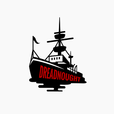 Logo Design for Dreadnought battleship brand identity branding commission design freelance work graphic design graphic designer logo logo design branding logo designer vector