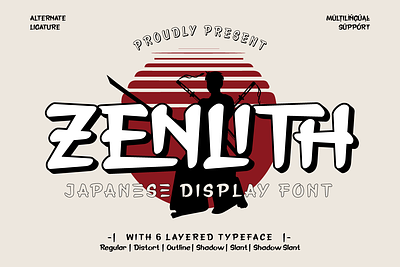 Zenlith - Japan Display Font oriental