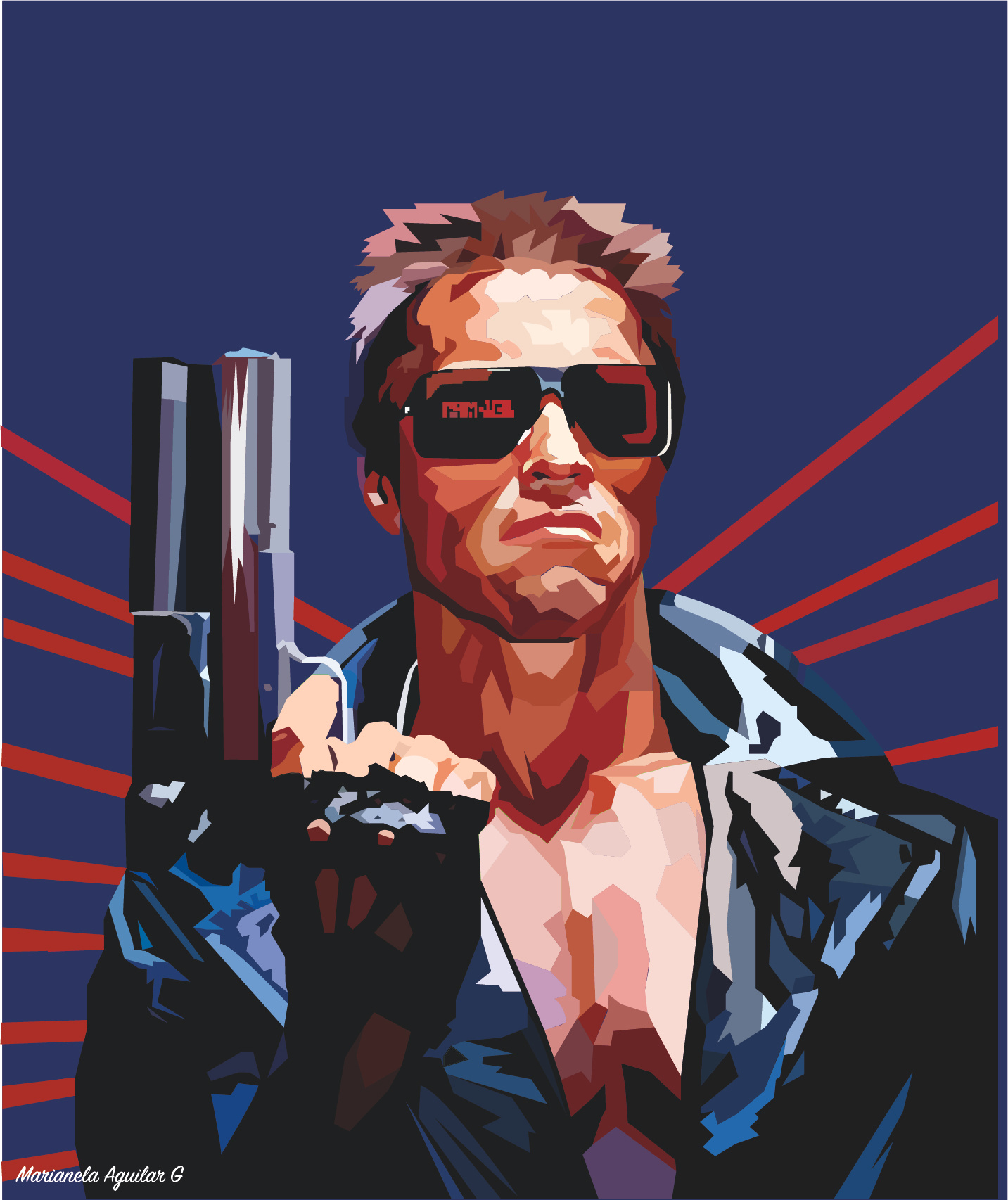 Terminator 1984 by Nela AP on Dribbble