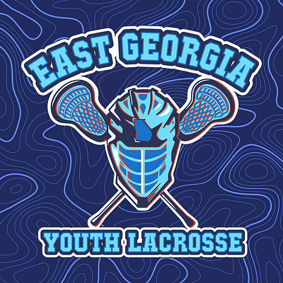 EGYL Logo branding design drawing egyl georgia graphic design illustration lacrosse logo mask sports vector youth