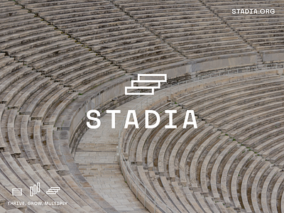 Logo Concept: Stadium Steps branding church church logo church planting logo ministry logo stadium stadium logo step logo steps