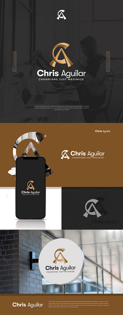 Chris Aguilar best bold branding classic clean creative graphic design logo minimal morden simple strong ui unique