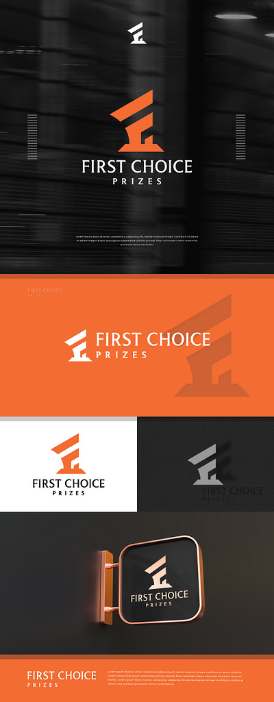 First Choice Prizes branding graphic design logo ui