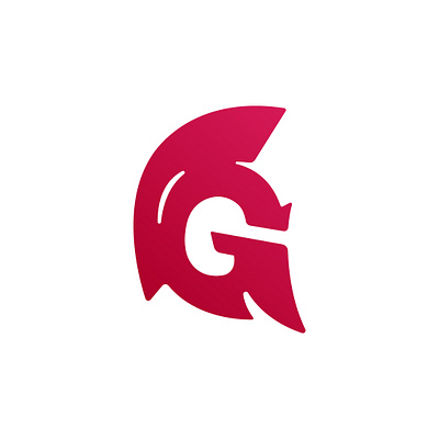 Letter G Spartan Logo g logo helmet initials letter g modern spartan trojan