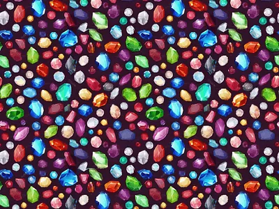 Seamless Gemstone Pattern beads gemstone pattern stone
