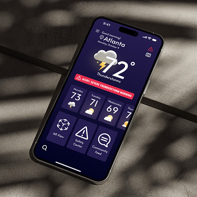StormShield UX Case Study app apple branding design graphic design iphone logo research ui ui design ux ux design vector weather