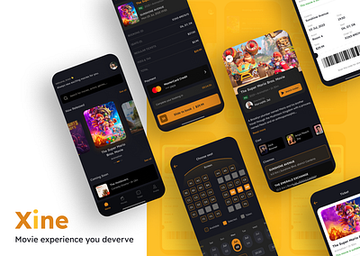 Movie ticket booking app booking mobile app movie ticket ui ux