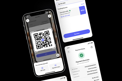 QR Scanner - Bank, Payment app ui app ux blochchain branding crypto design illustration mobile ui ui wallet