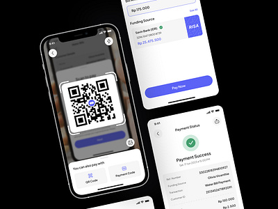 QR Scanner - Bank, Payment app ui app ux blochchain branding crypto design illustration mobile ui ui wallet