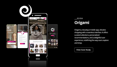 Origami- Boutique Shopping App application clothing app ecommerce fashion mobile application origami product design shopping uiux ux