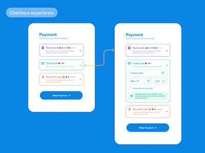 Daily UI Challenge: Day 002 Credit Card Checkout 💳 checkout crypto cryptocurrency daily ui dailyui design digital fintech mobile pay by bank payments product product design ui ui design user experience user interface ux