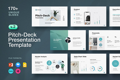 Business Pitch Deck Template business deck marketing pitch plan proposal template