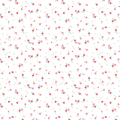 Cute Floral Seamless Pattern beautiful design dribbble floral pattern flower graphic design illustration illustrator seamless pattern small flower surface pattern vector art