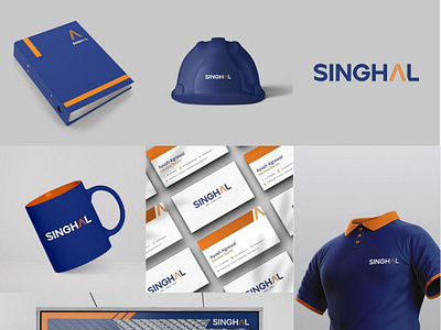 Singhal Group adobe brand identity branding futurise graphic design logo logo design logod