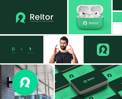 Reltor logo branding identity logo logodesign
