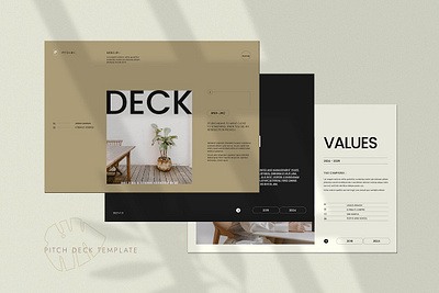 Impress/Pitch Deck brand deck kit logo medit pitch social template