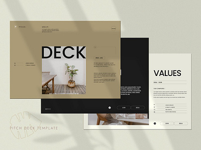 Impress/Pitch Deck brand deck kit logo medit pitch social template