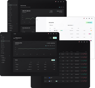 Crypto Wallet app cryptocurrency finance ui ux wallet