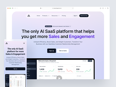 AI SaaS Platform | Responsive Hero Header Concept Exploration ai ai platform ai saas ai website header concept header exploration hero header saas saas ai saas concept saas design saas exploration saas header saas hero header saas platform saas web design saas website uiux web design webflow