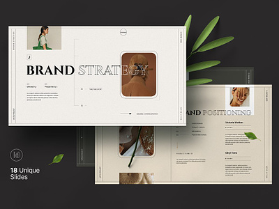 Brand Strategy Guide Template brand brandguidelines design guide illustration logo marketing plan portfolio proposal strategy template ui