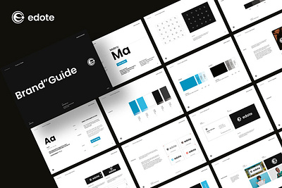 EDOTE / Brand Guidelines brand design illustration logo marketing plan portfolio proposal template ui