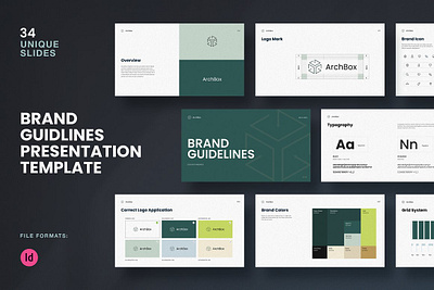 ARCHBOX - Brand Guidelines brand brnad color guidelines logo marketing plan portfolio proposal type typeface
