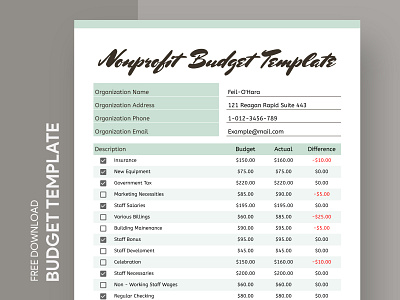 Nonprofit Budget Free Google Sheets Template budget business chart docs estimate excel expenses financial forecast free google docs templates free template free template google docs google google docs google sheets budget template nonprofit budget template planner sheets spreadsheet template