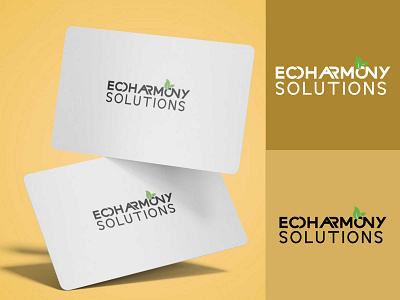 Eco Harmony Solutions branding eco logo green branding green logo logo