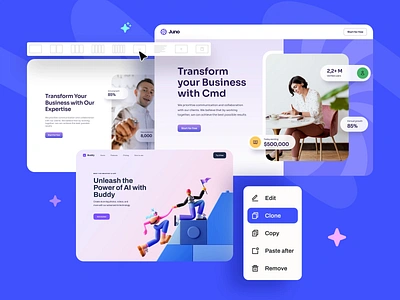 Ultimate Addons For Visual Composer blocks clean elements figma source landing landing page minimal templates themeforest ui ui design ui kit ui template ultimate addons ux ux design visual composer web design web template website builder