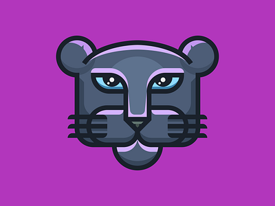 Panthers animal big cat black panther cat cougar leopard logo mascot panther panthers sports
