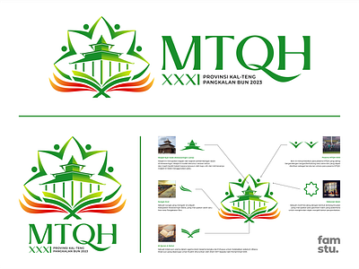 Musabaqah Tilawatil Quran & Hadist alquran borneo branding design designlogo event graphic design hadits icon illustration indonesia islam logo logotype masjid modern mosque pray quran