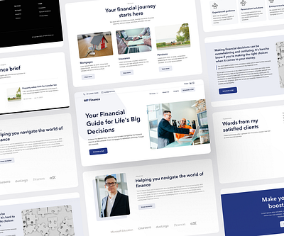 Finance Consultant site - Figma ui clean consultancy website design figma finance consulting hero section landing page minimal modern ui ui design ux design web design website website design