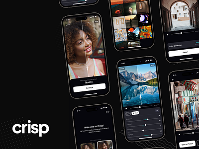 crisp - Mobile App app app icon clean design mobile mobile app ui ux