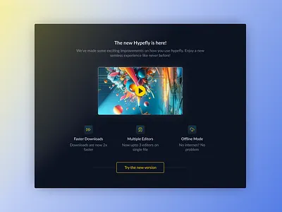 Dark December Series - Feature Intro feature intro model new onboard popup