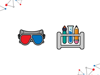 The Creative Chemist app branding chemistry graphic design illustration logo vector