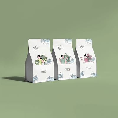 Herbal Tea charecterdesign color doodle doodleart illustration packagedesign photoshop redesign visualdesign visualidentity