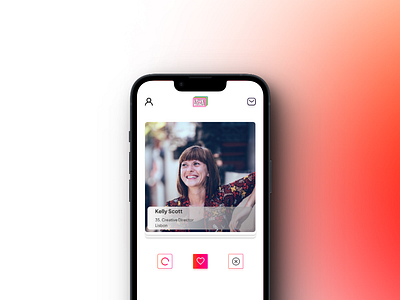 Dating app mobile design branding figma mobiledesign ui userexperience