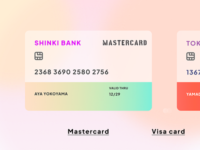 Master Card design branding figma illustration mobiledesign