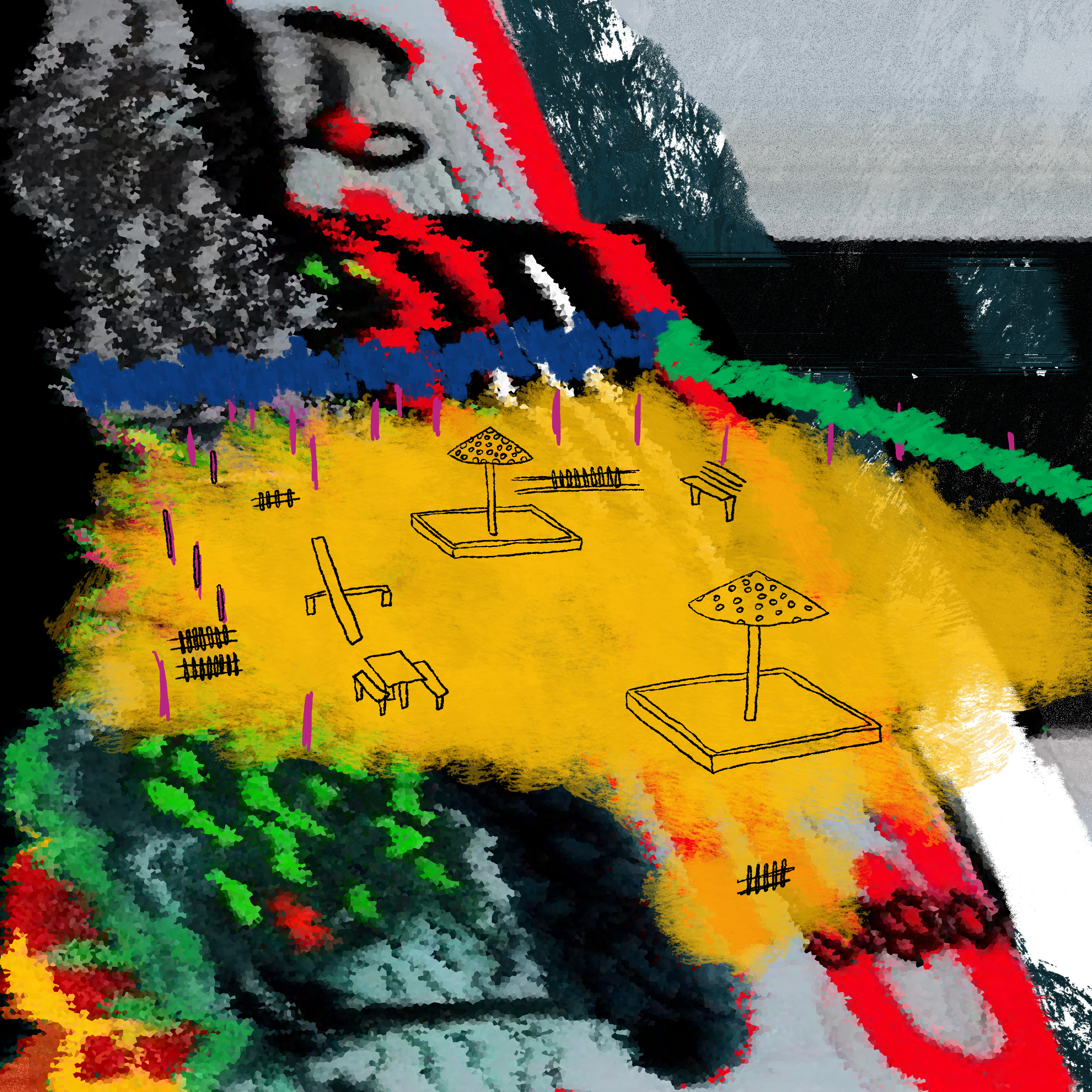 24/Soviet_amanita 2dillustration abstract illustration abstraction adobe photoshop amanita digitalart digitalartist fly agaric photoshop illustration
