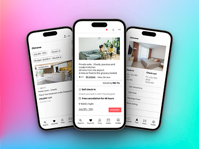 Airbnb new feature design - self project branding design mobiledesign ui