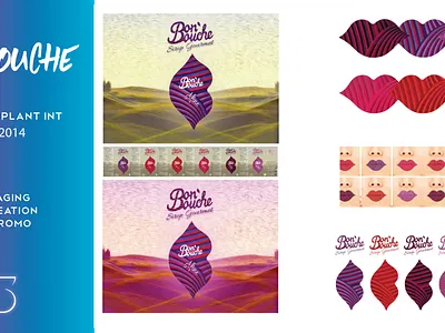 Bon'Bouche branding graphic design logo